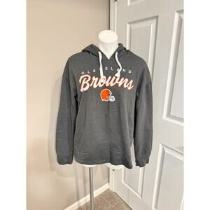 Fanatics Cleveland Browns Hoodie Women’s Plus 2X Gray NFL Pullover